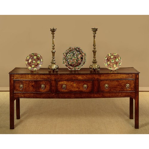 Small Oak Dresser Base C.1750