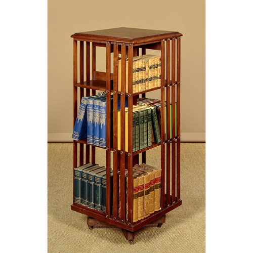 Revolving Bookcase By Bibliotheque Terquem Of Paris C.1910