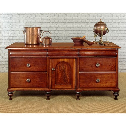Walnut Kitchen Dresser Or Sideboard C.1880