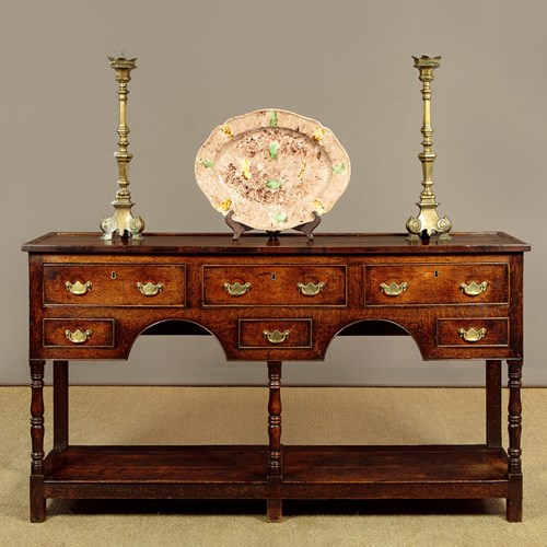 Small Welsh Dresser Base With Potboard C.1810