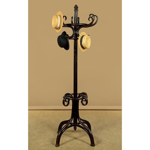 Ebonised Bentwood Hallstand C.1910