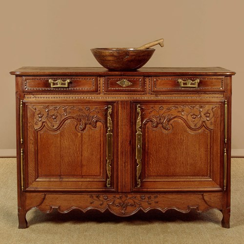 French Oak Dresser Base C.1790