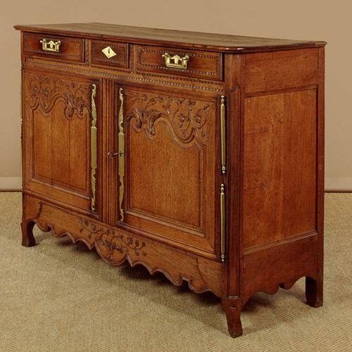 French Oak Dresser Base C.1790