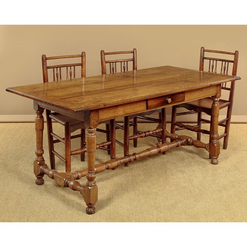 Oak Farmhouse Kitchen Dining Table C.1830