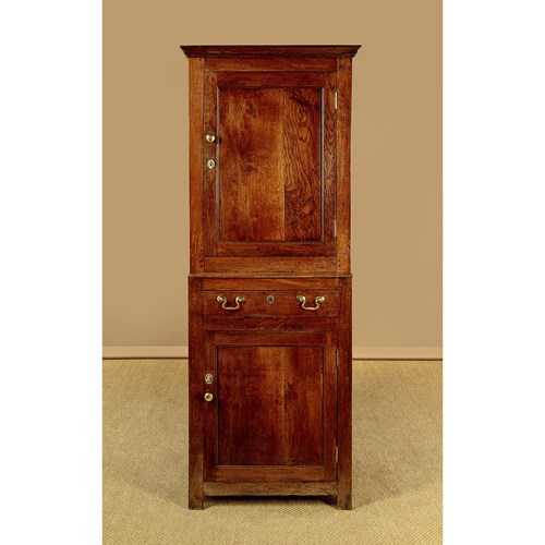 Narrow Welsh Oak Cupboard C.1780