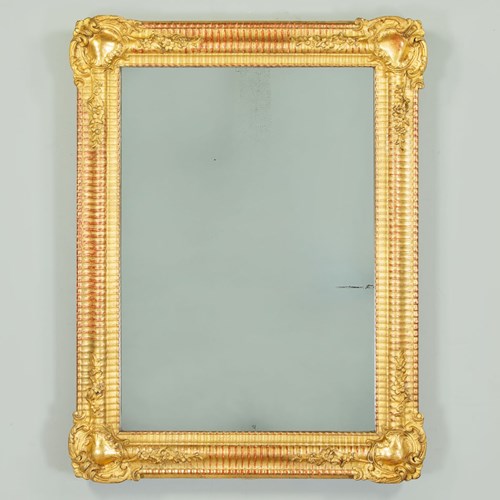 French Giltwood Wall Mirror C.1890