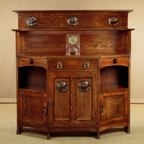 Arts & Crafts Oak Dresser Sideboard C.1910