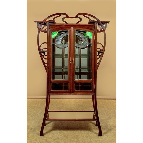 Art Nouveau Display Cabinet C.1900