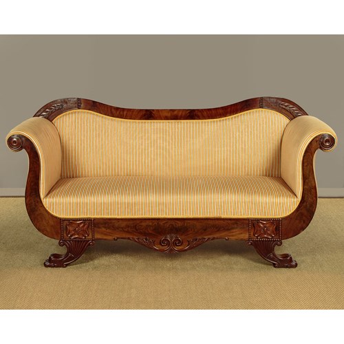 Regency Scroll End Couch C.1820