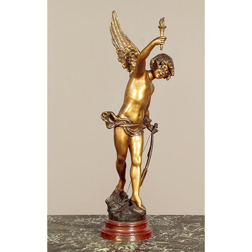 Gilded Figure Of Cupid C.1920