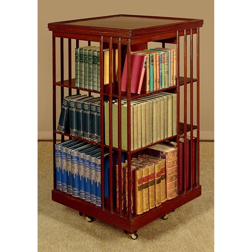 Mahogany Revolving Bookcase C.1910
