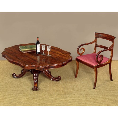 Large Rosewood Coffee Table C.1860