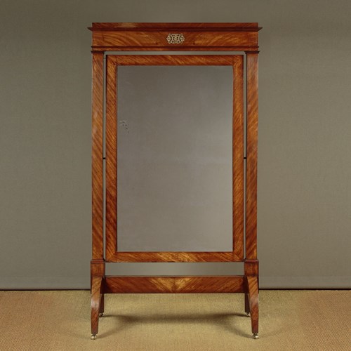 Mahogany Cheval Mirror C.1840