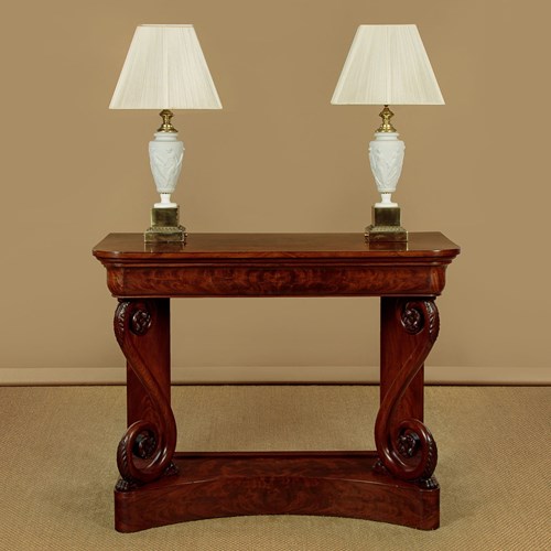 Mahogany Console Table C.1860