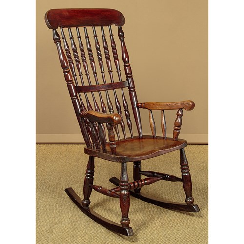 Spindle Back Rocking Chair C.1860