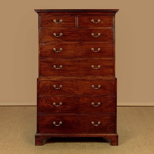 Georgian Mahogany Chest On Chest C.1800
