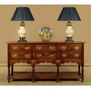 Welsh Dresser Base With Eight Drawe...
