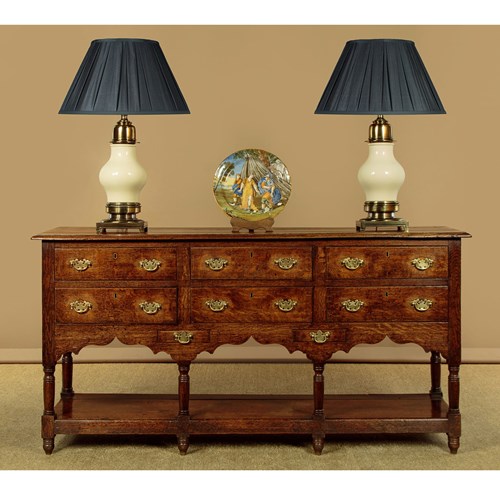 Welsh Dresser Base With Eight Drawers And A Potboard C.1810