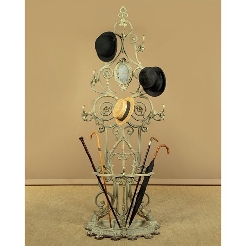 Cast Iron Hall Stand C.1870