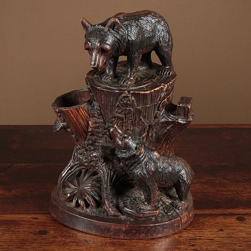 Black Forest Bear Tobacco Jar C.1900