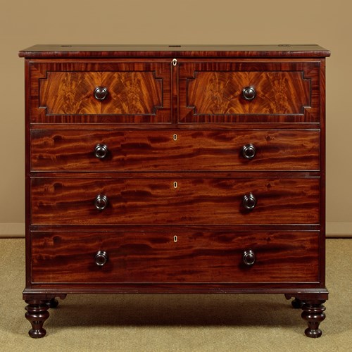 Large Mahogany Chest Of Drawers C.1830