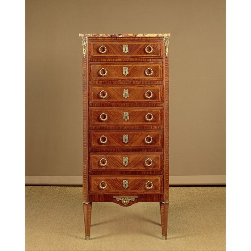 Louis XVI Style Semainier Chest Of Drawers