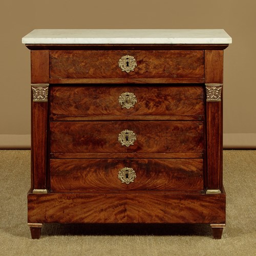 Small Marble Top Commode C.1850