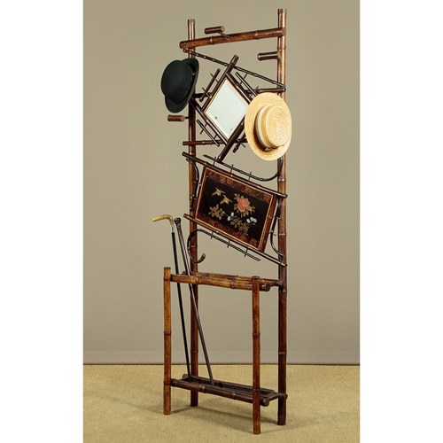 Small Aesthetic Movement Bamboo Hat Stand C.1890