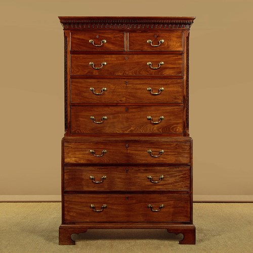 Georgian Mahogany Chest On Chest C.1800
