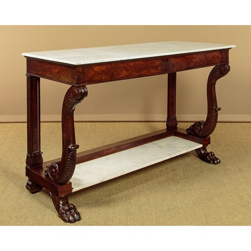 Marble Top Console Table C.1840