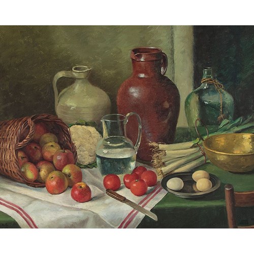 Large Still Life Oil Painting