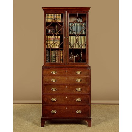 Small Secretaire Bureau Bookcase C.1830