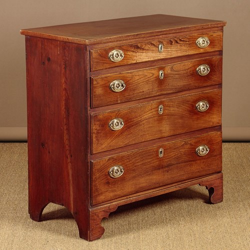 Small Elm Chest Of Drawers C.1820