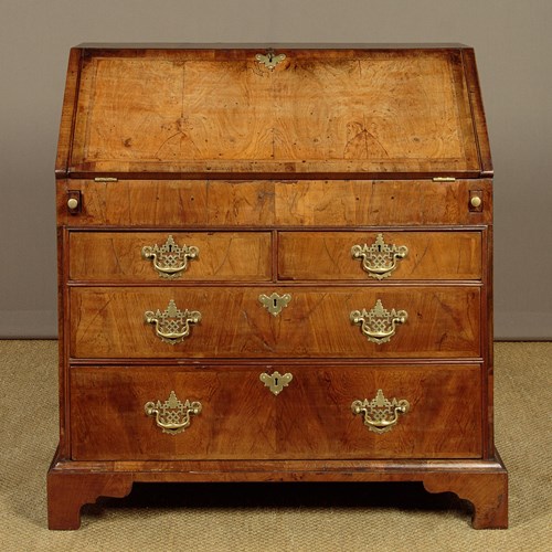 Queen Anne Walnut Bureau C.1710