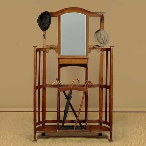Arts & Crafts Hallstand C.1910