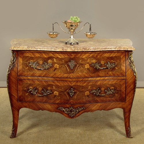 Louis XV Style Marquetry Commode C.1960