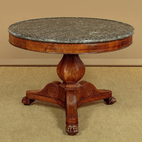 Marble Top Gueridon Centre Table C.1860