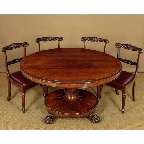 Large Rosewood Breakfast Dining Table C.1835