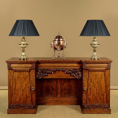 Mahogany Pedestal Sideboard C.1840