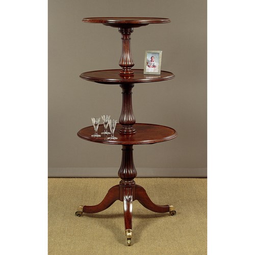 Three Tier Mahogany Dumb Waiter C.1835