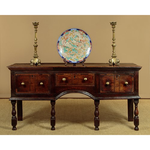 18Th.C. Oak Dresser Base C.1750