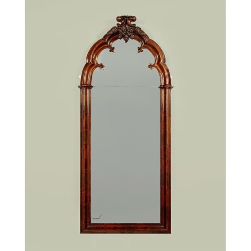 Tall Gothic Console Mirror C.1830