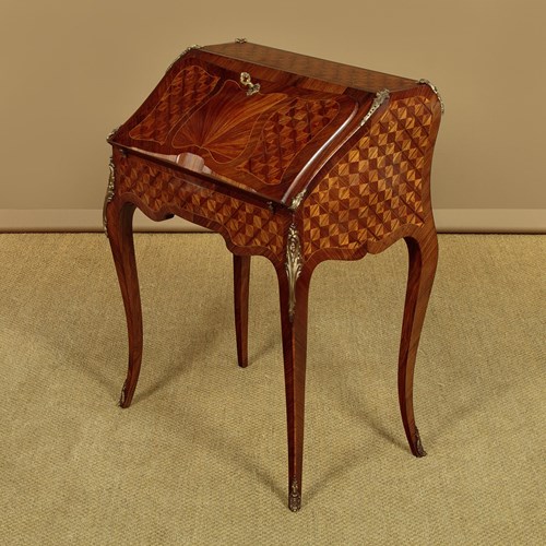 Small Louis XV Style Parquetry Bureau C.1960