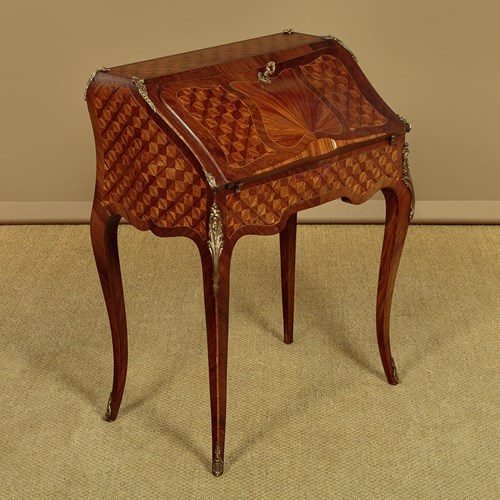 Small Louis XV Style Parquetry Bureau C.1960