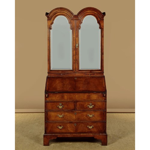 Queen Anne Style Bureau Cabinet C.1900