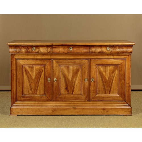French Cherrywood Enfilade Sideboard C.1840