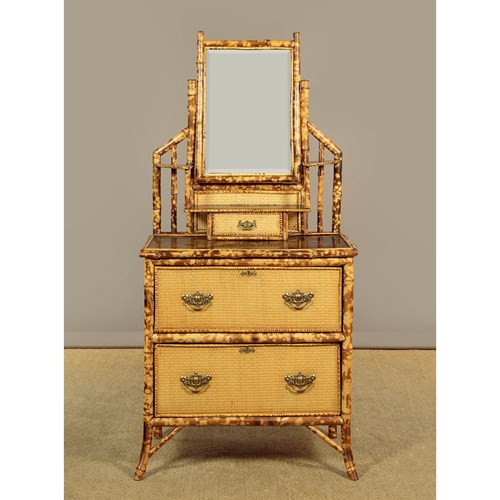 Small Bamboo Dressing Table C.1890