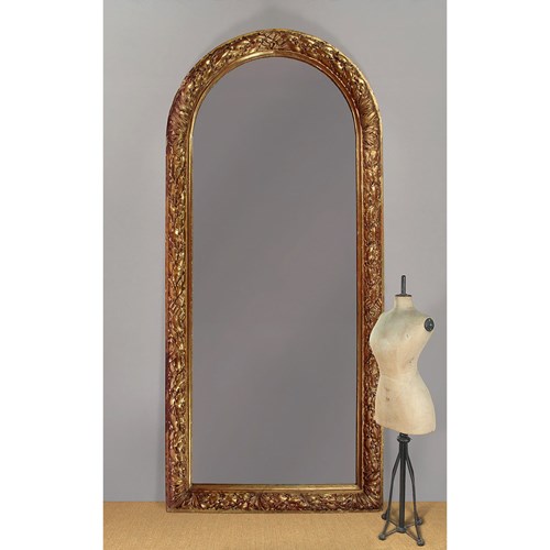 Very Tall Gilt Frame Mirror C.1880