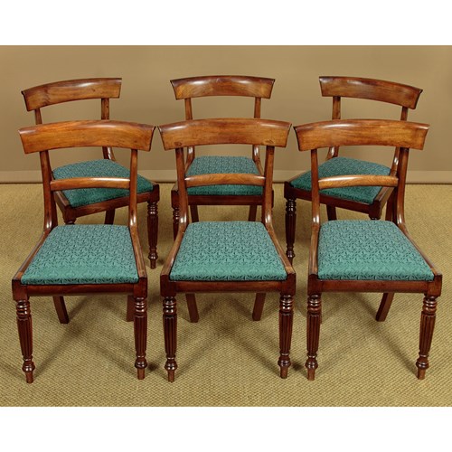 Set Of Six Mahogany Dining Chairs C.1835