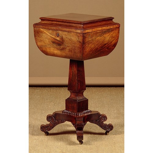 Regency Rosewood Teapoy C.1830